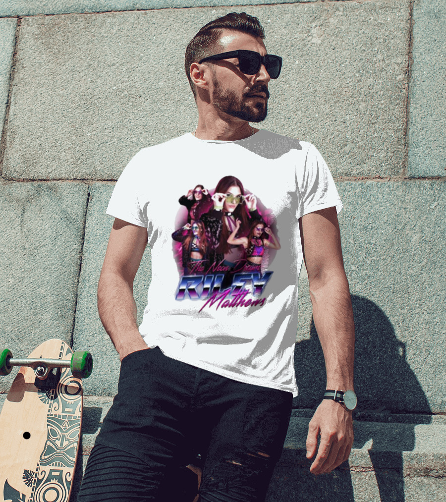 Riley Matthews The Neon Dream Retro Style Fashion Icons T-Shirt