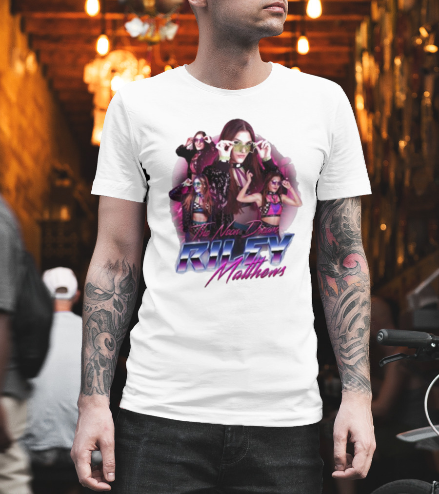 Riley Matthews The Neon Dream Retro Style Fashion Icons T-Shirt