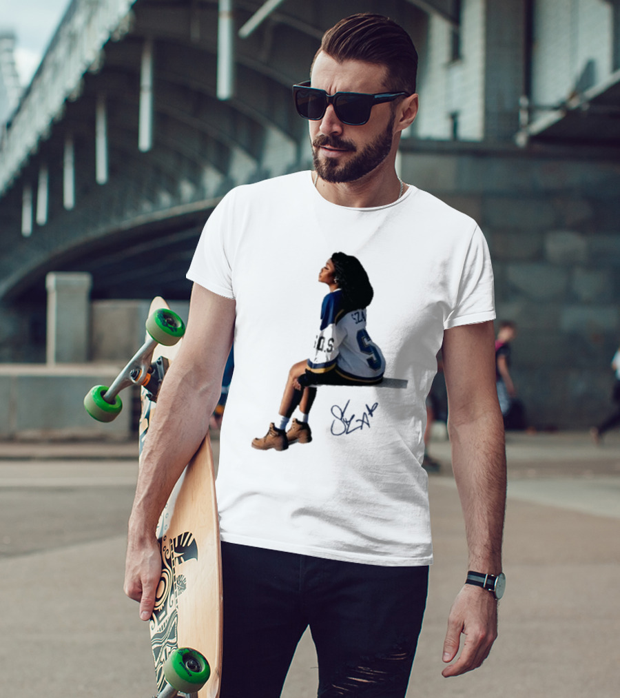Sza Sos Signature Number 5 Sports T-Shirt