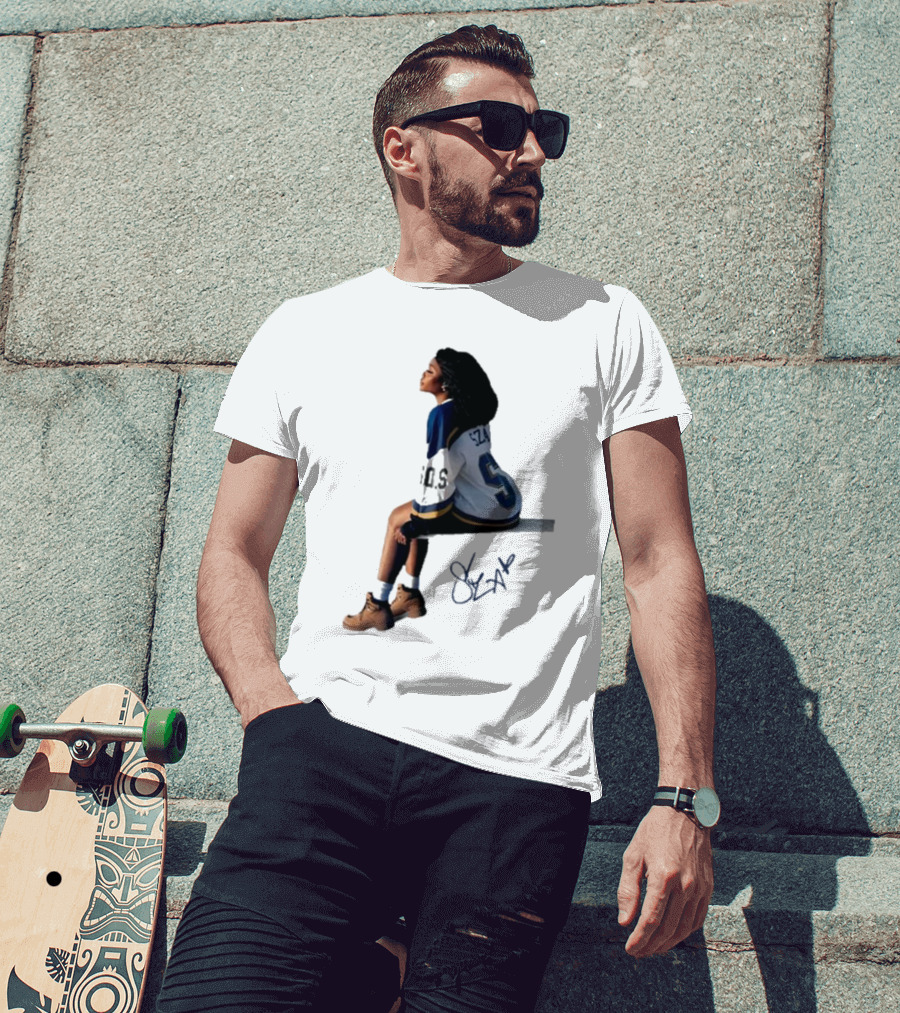 Sza Sos Signature Number 5 Sports T-Shirt