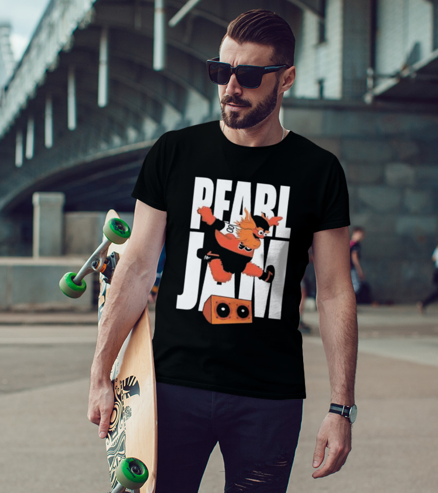 Philadelphia Flyers Gritty Pearl Jam Night T-Shirt