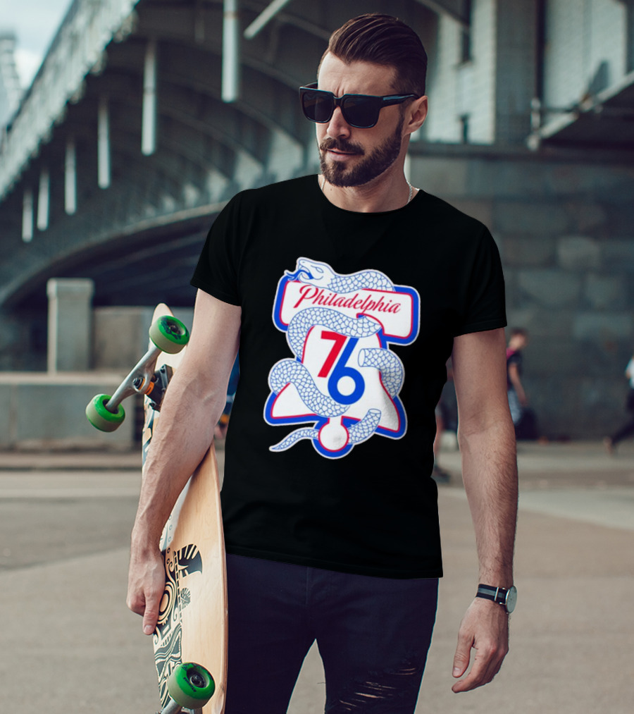Philadelphia Phillies Liberty Bell Snake 76 T-Shirt