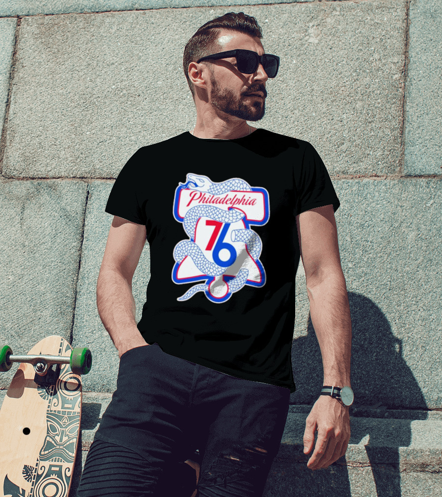 Philadelphia Phillies Liberty Bell Snake 76 T-Shirt