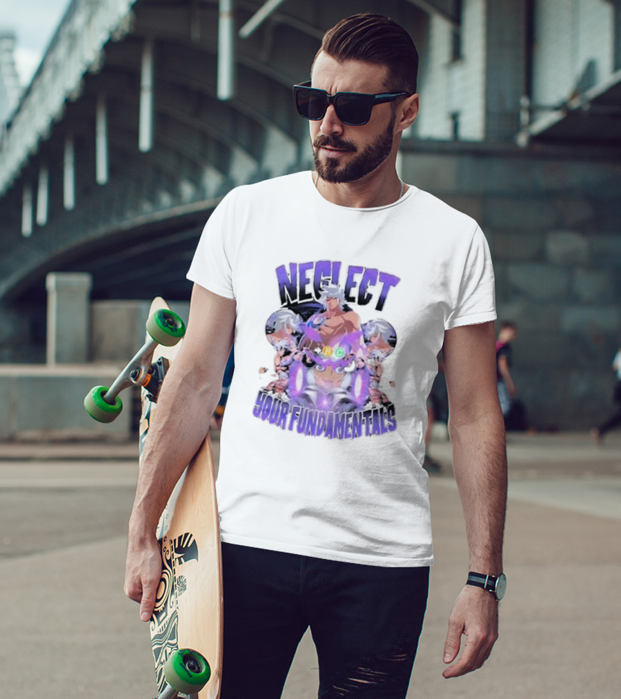 Neglect Your Fundamentals B C Iconic Anime Character T-Shirt