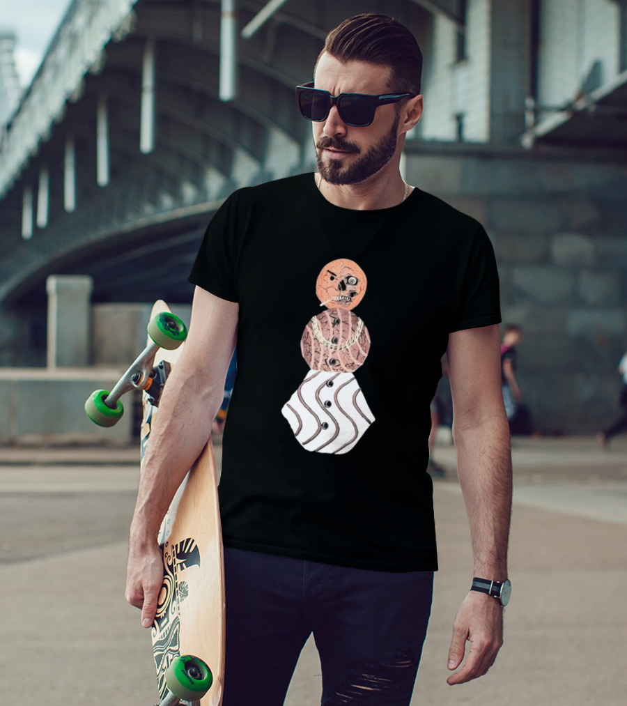 Halloween Snackman Cookie Skeleton Costume T-Shirt