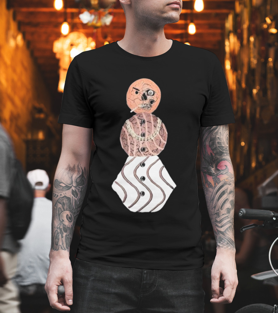 Halloween Snackman Cookie Skeleton Costume T-Shirt