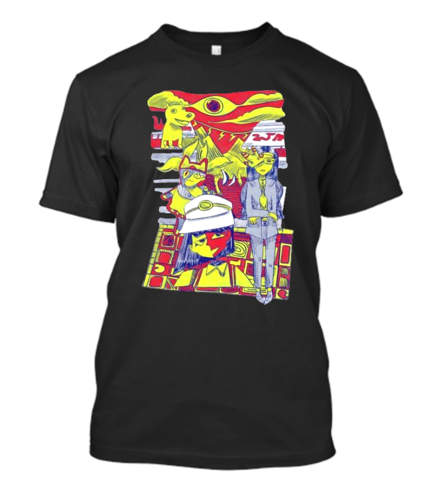 ENA Blood Hub Characters Gaming T-Shirt
