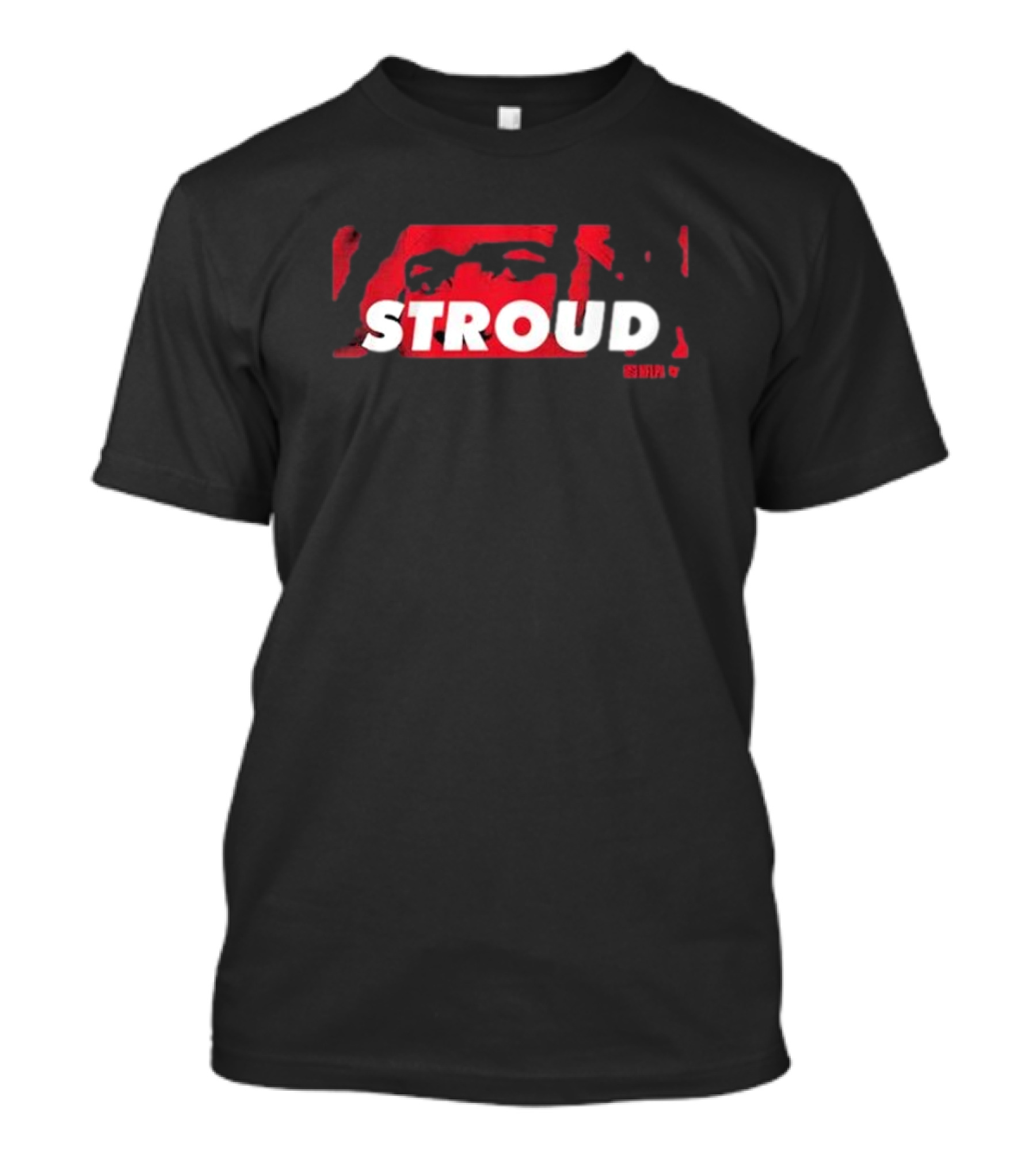 Stroud QB Eyes Red Graphic NFL T-Shirt