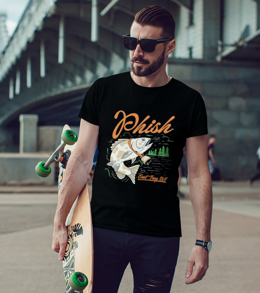 Phish East Troy WI Moo Fish July T-Shirt