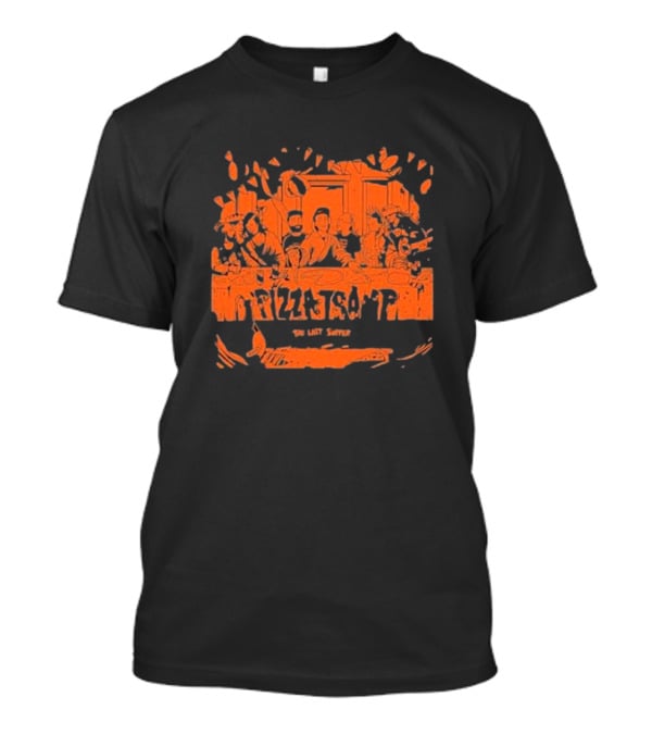 Pizzatramp The Last Supper Band Members At Table T-Shirt