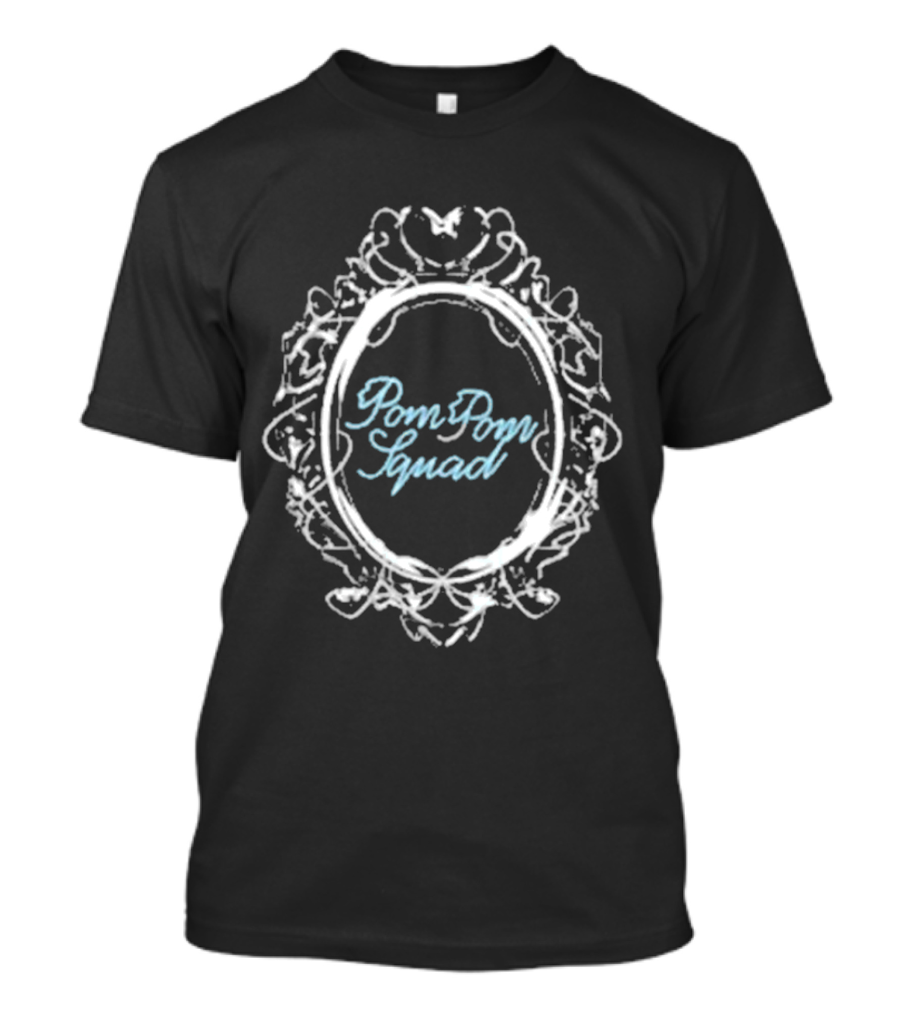 Pom Pom Squad Butterfly Filigree Frame Mirror T-Shirt