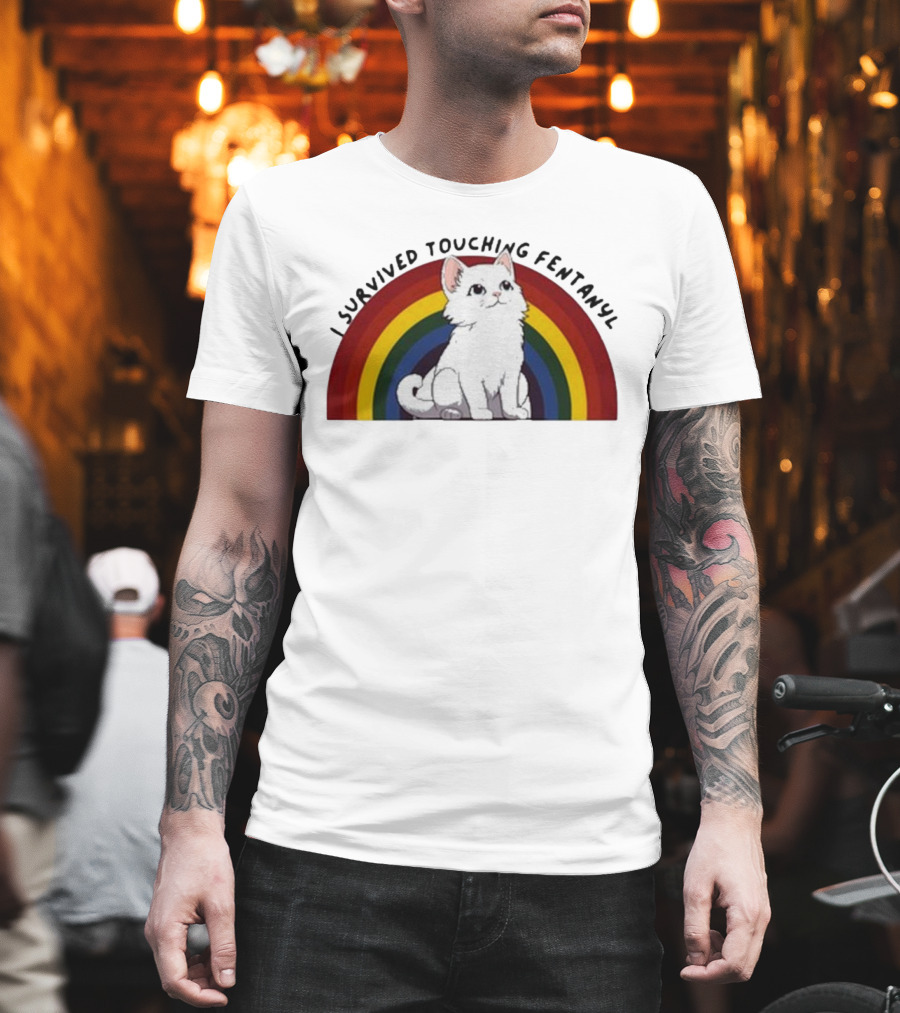 Naomi I Survived Touching Fentanyl Cat T-Shirt