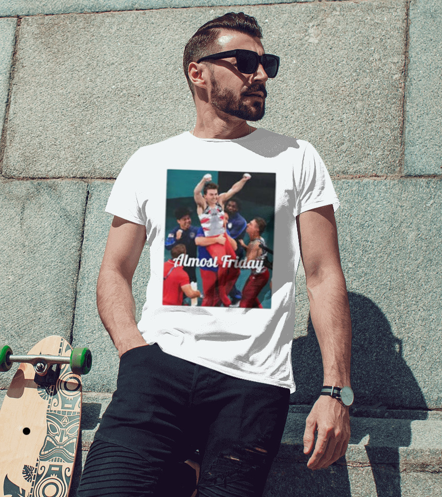Paul Juda Celebratory Almost Friday Olympic Kid T-Shirt