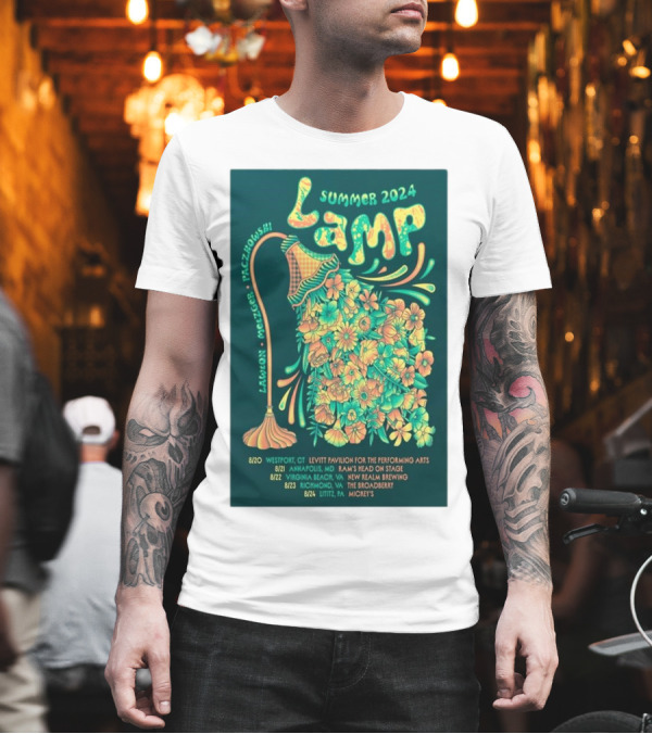 LaMP Summer 2024 Tour Lawson McFerrin Paczkowski Levitt Pavilion Rams Head New Realm Broadberry Mickey's T-Shirt LaMP Summer 2024 Tour Lawson McFerrin Paczkowski Levitt Pavilion Rams Head New Realm Broadberry Mickey's T-Shirt