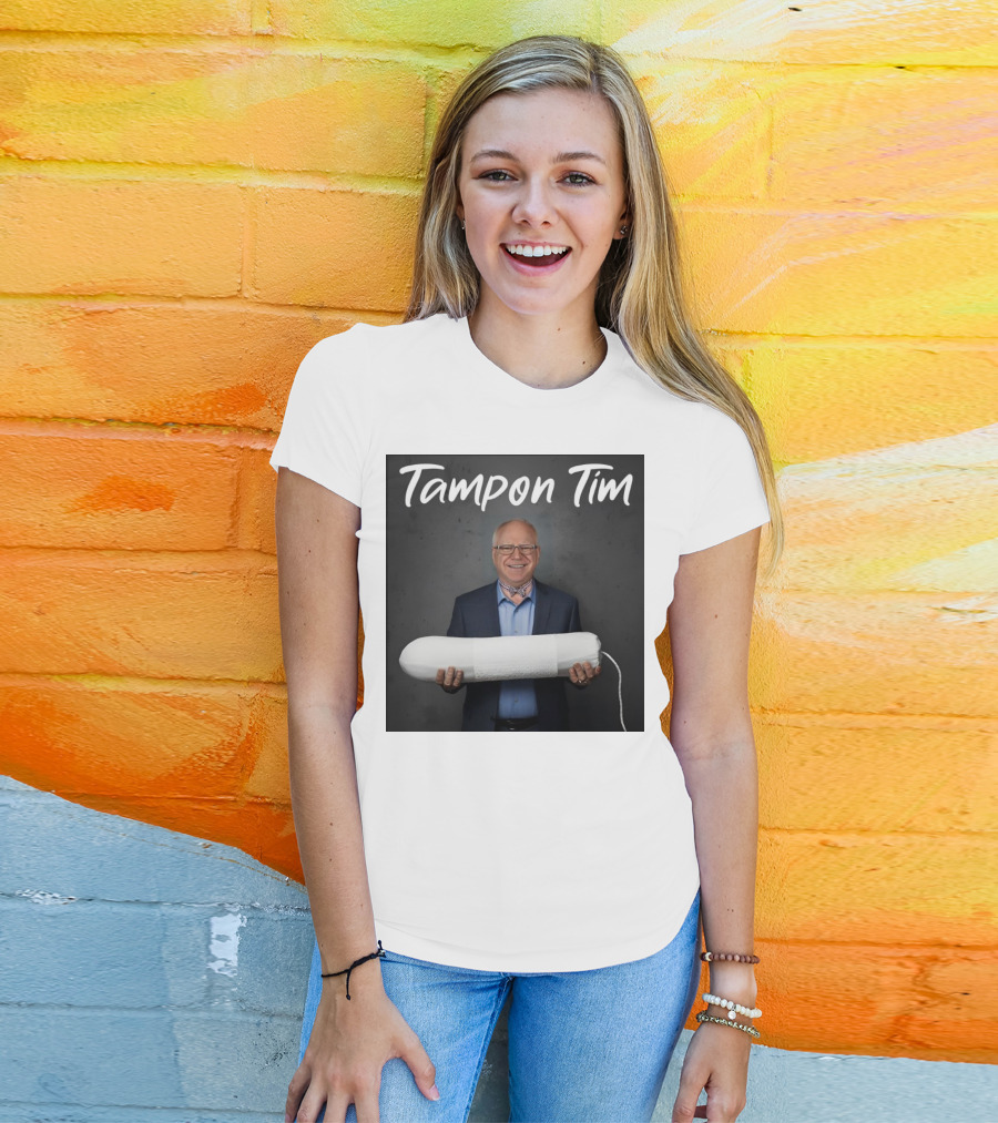 Johnny Midnight Tampon Tim Walz T-Shirt