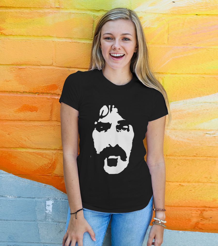 Scott Ritter Frank Zappa Monochrome Face T-Shirt