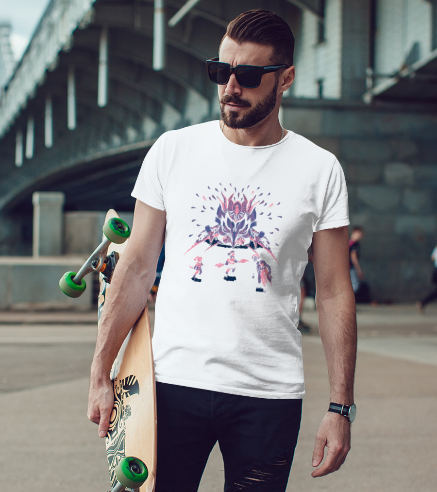 End Of The Timeline Yokaiy Fantasy Warrior Trio T-Shirt