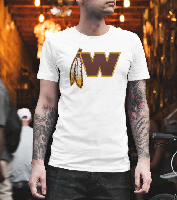 Washington Commanders Feather T-Shirt Washington Commanders Feather T-Shirt