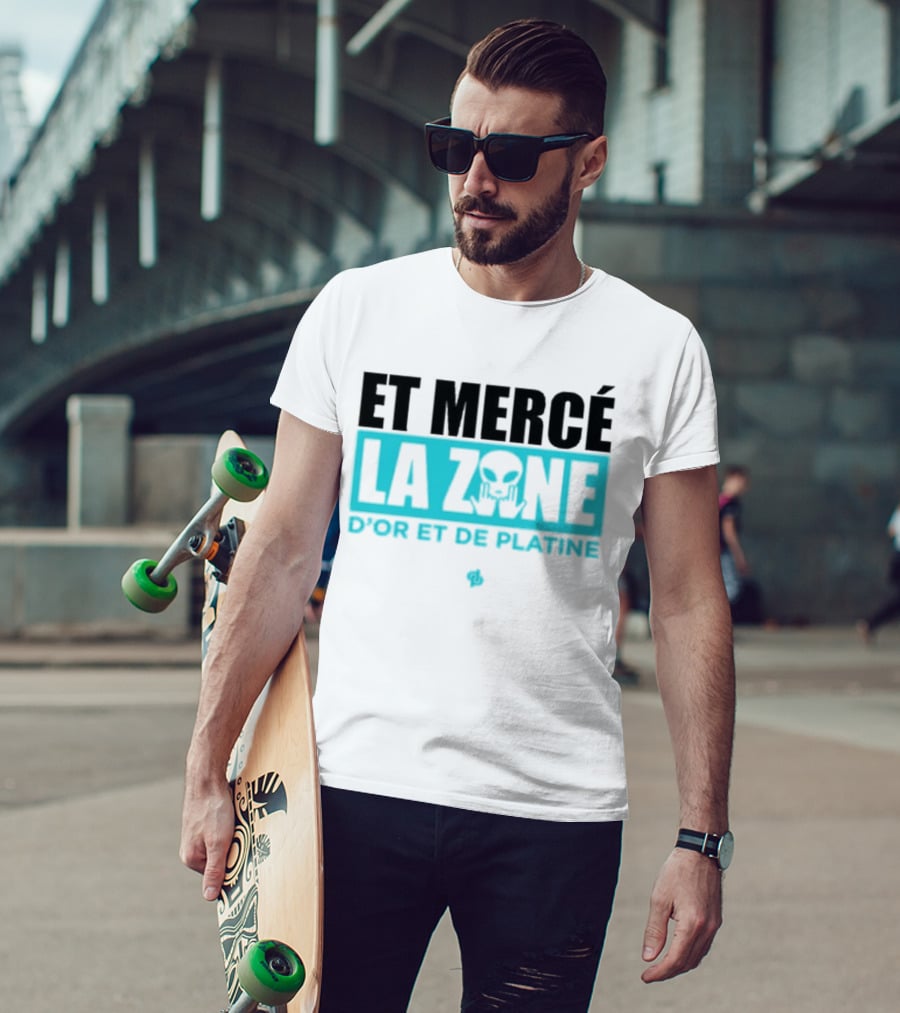 Et Mercé La Zone D'or Et De Platine Alien T-Shirt