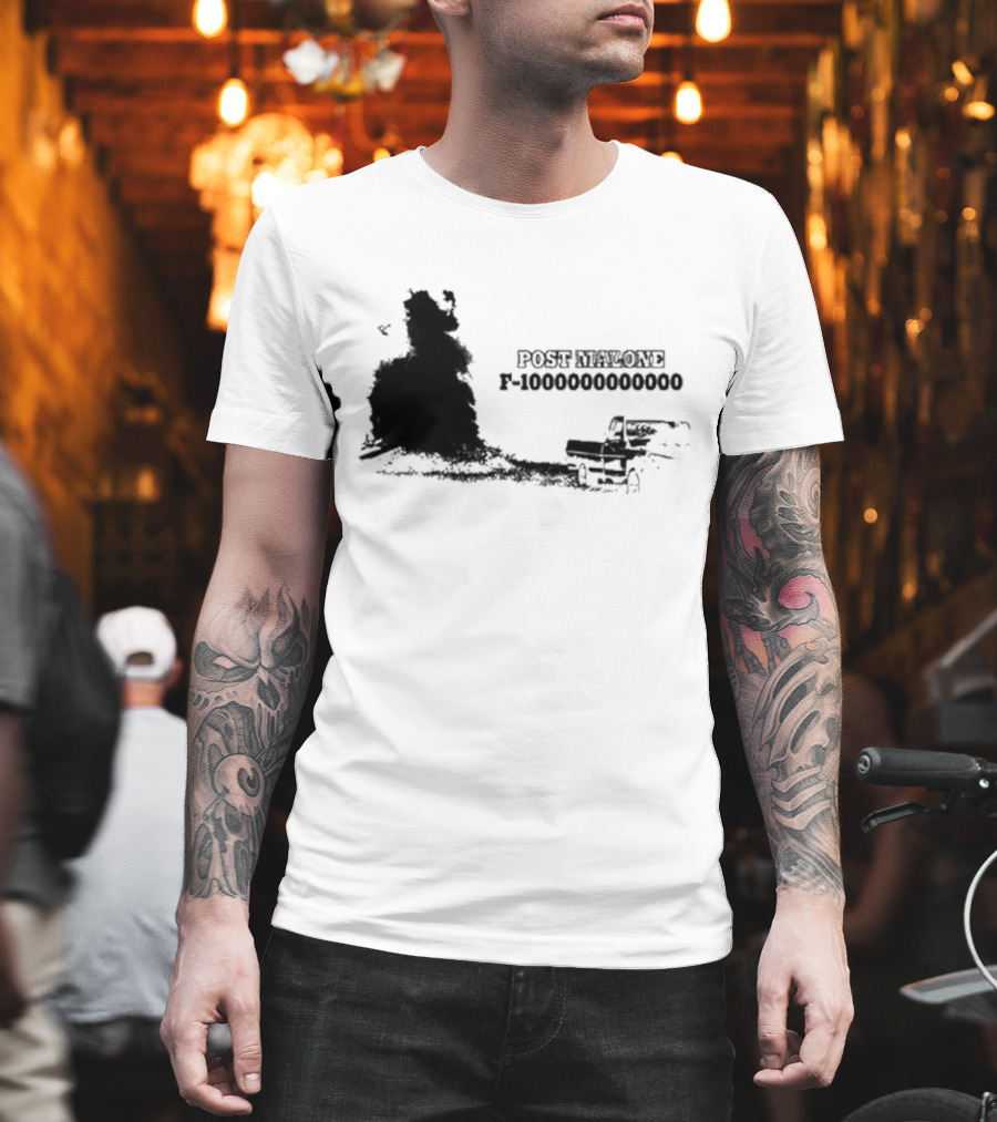 Post Malone F-1000000000000 Yellow Truck Scene T-Shirt