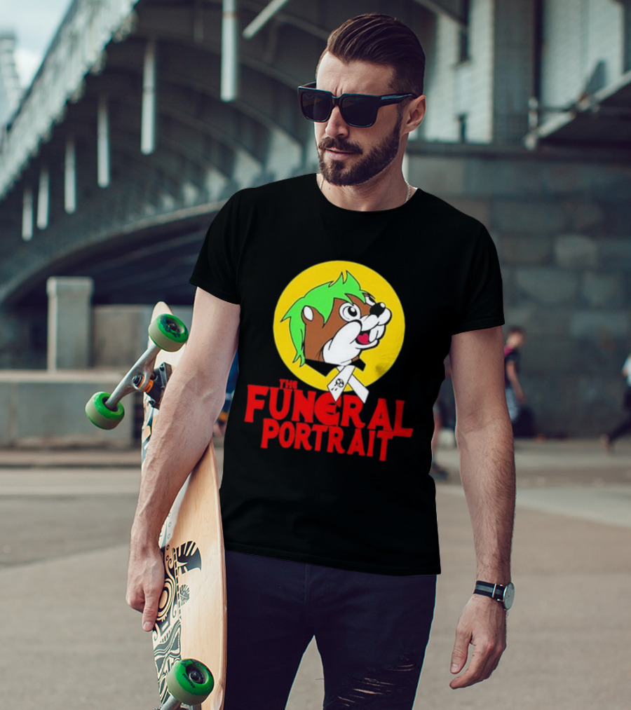 The Funeral Portrait Cartoon Mascot Circle T-Shirt