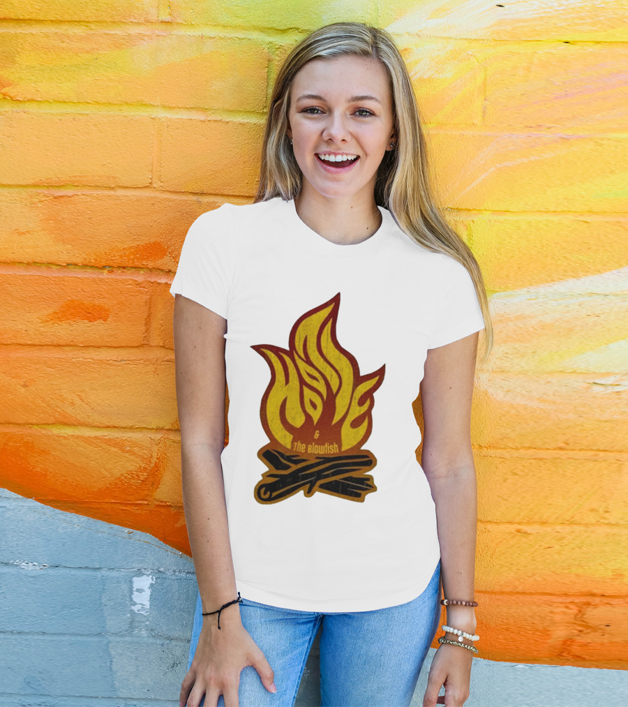 Hootie And The Blowfish Campfire Flame Logs T-Shirt