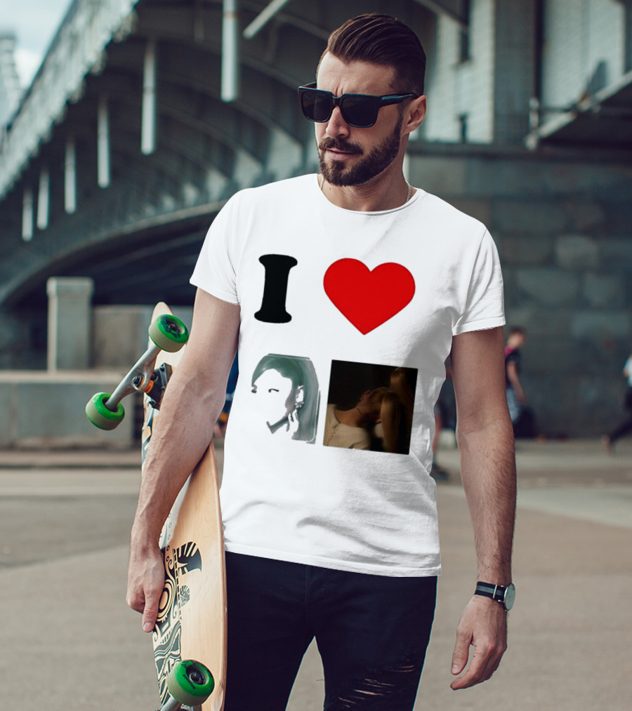 I Love Ariana Grande Cameron Fan Art Duo T-Shirt