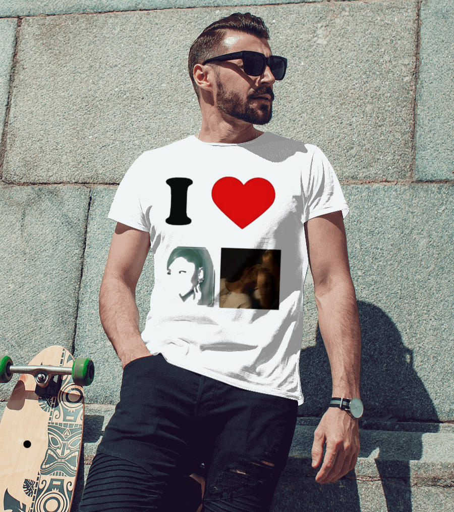 I Love Ariana Grande Cameron Fan Art Duo T-Shirt