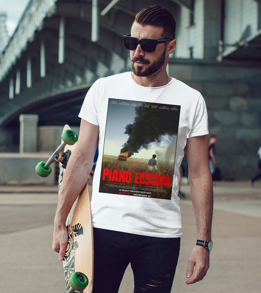 Piano Lesson Directed Malcolm Washington Starring Samuel L Jackson John David Washington Netflix November 22 T-Shirt