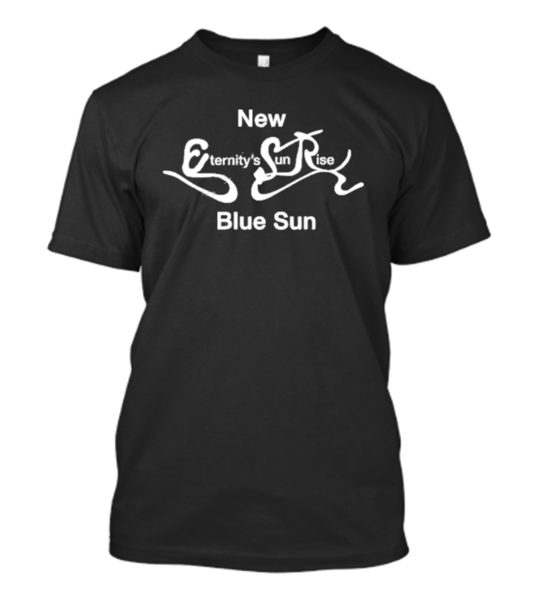 New Eternity's Sunrise Blue Sun T-Shirt