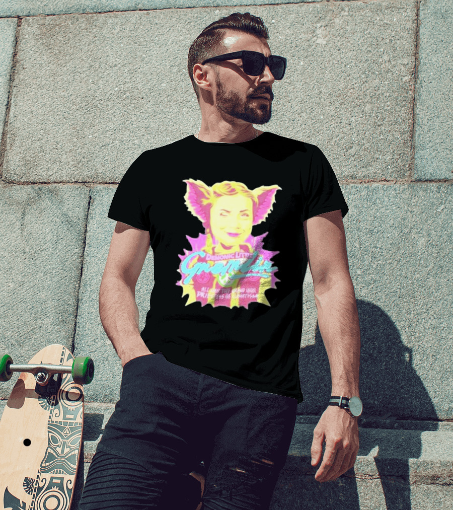 Demonic Little Gremlin All Hail The Grand High Priestess Of Climatism T-Shirt