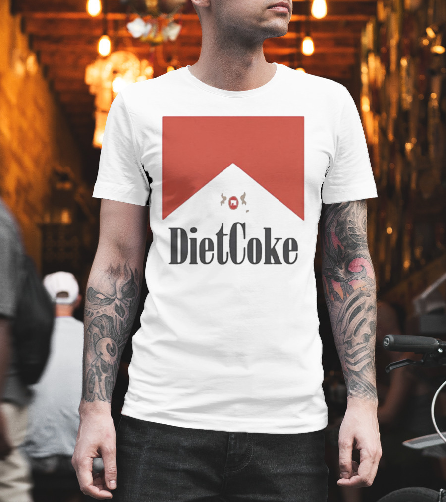 Diet Coke Marlboro Parody Cigarettes T-Shirt