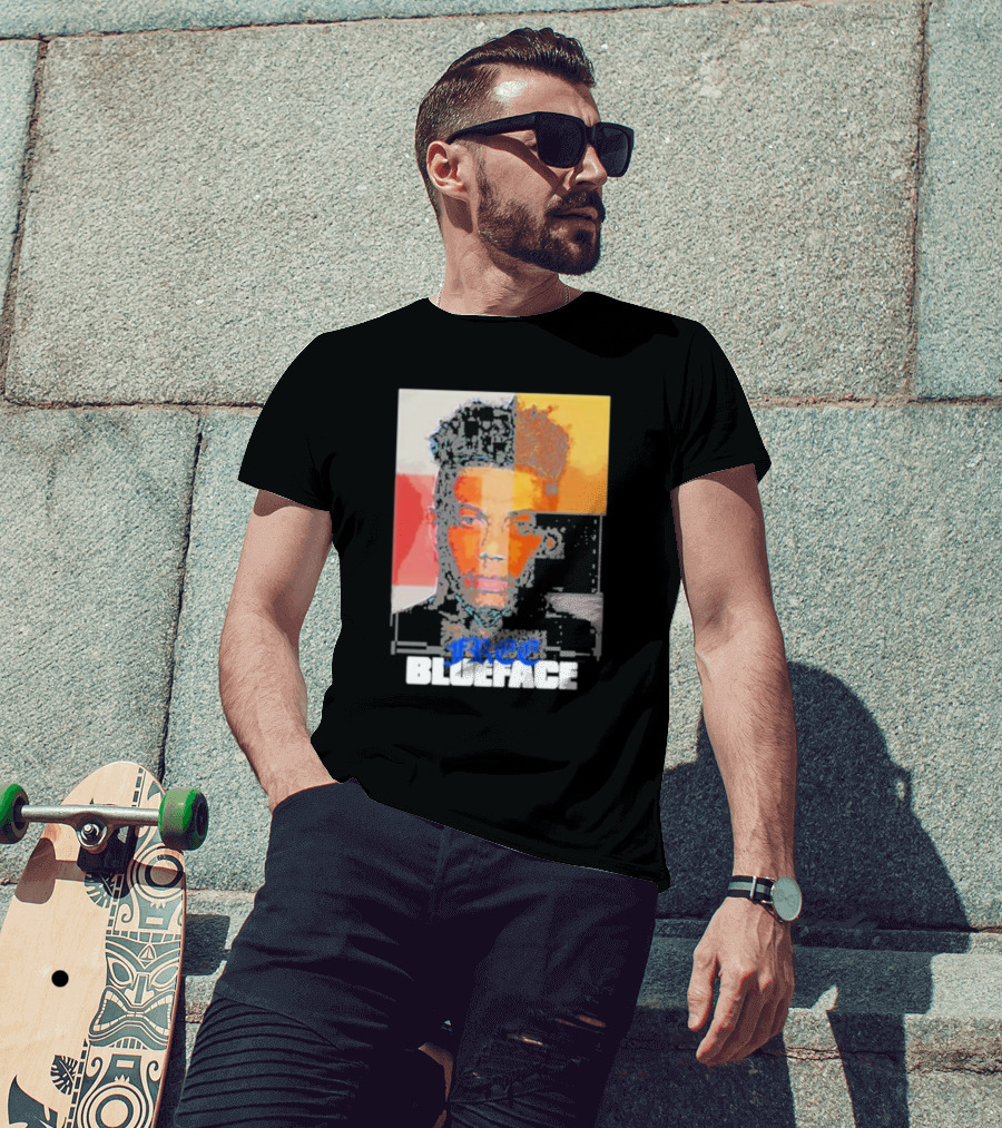 Free Blueface Dinero Jones Album Multicolor T-Shirt