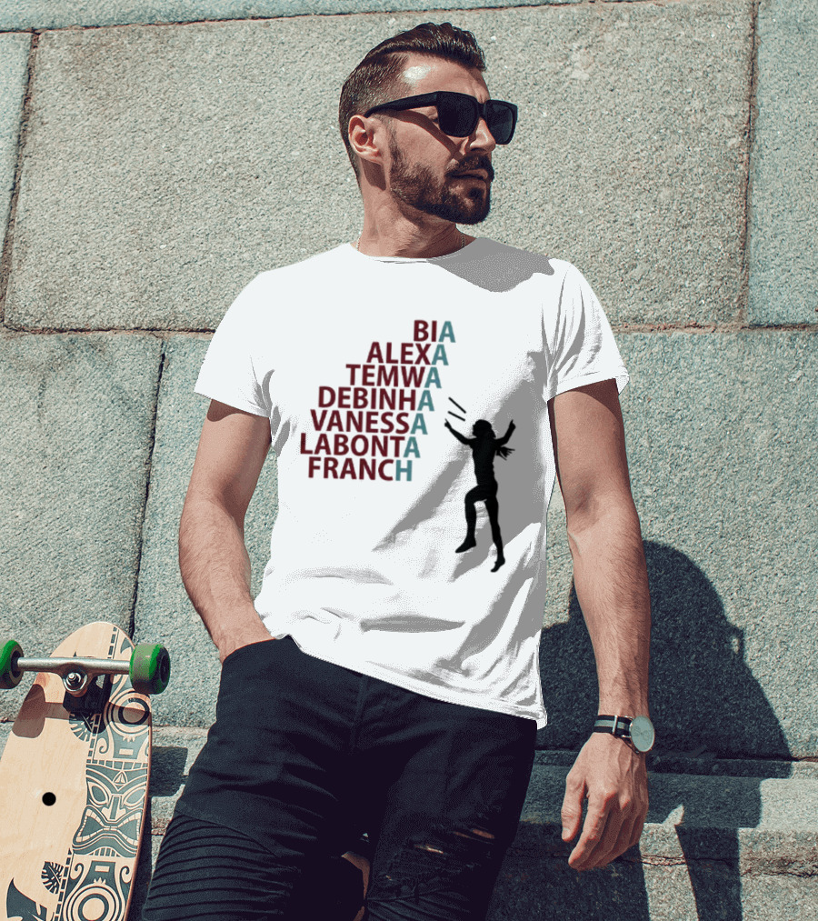 Bia Alexa Temwa Debinha Vaness Labonta Franch Volleyball Player T-Shirt