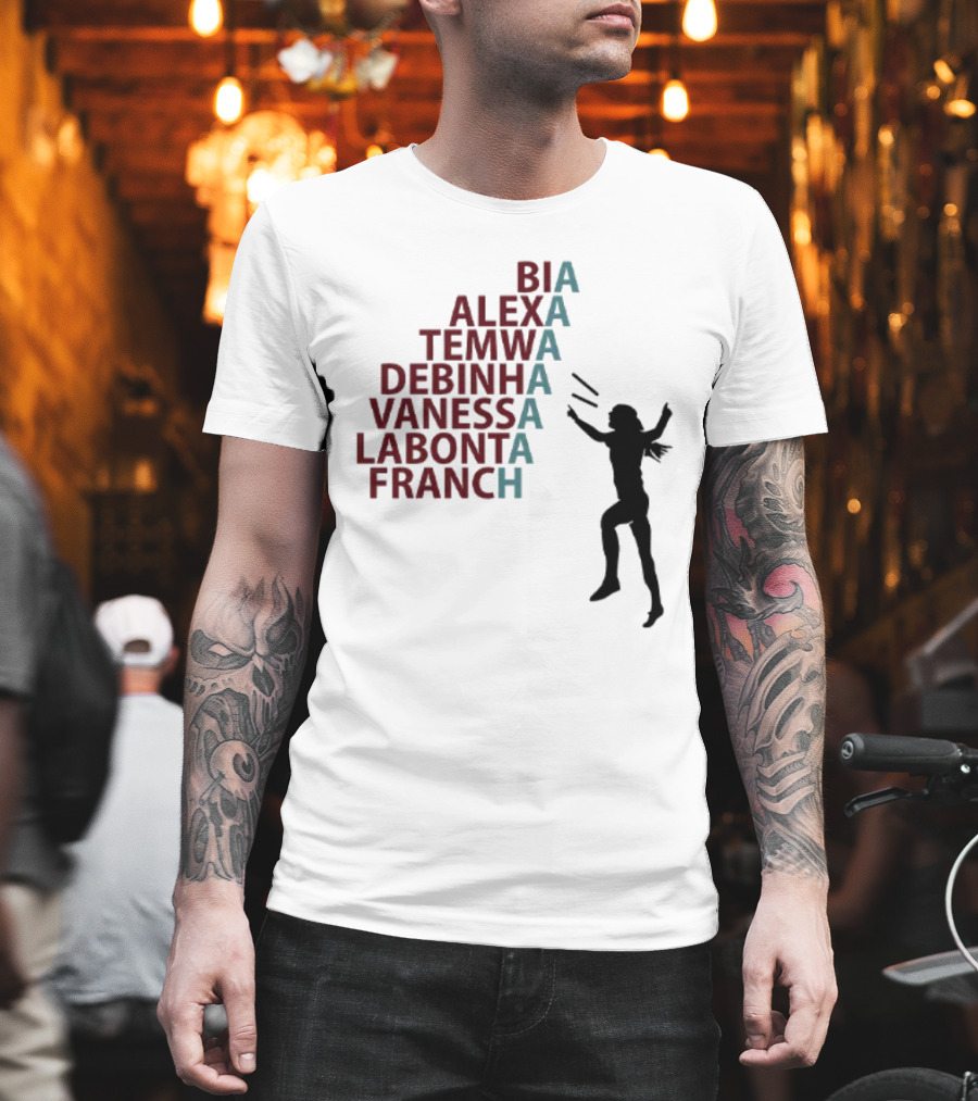 Bia Alexa Temwa Debinha Vaness Labonta Franch Volleyball Player T-Shirt