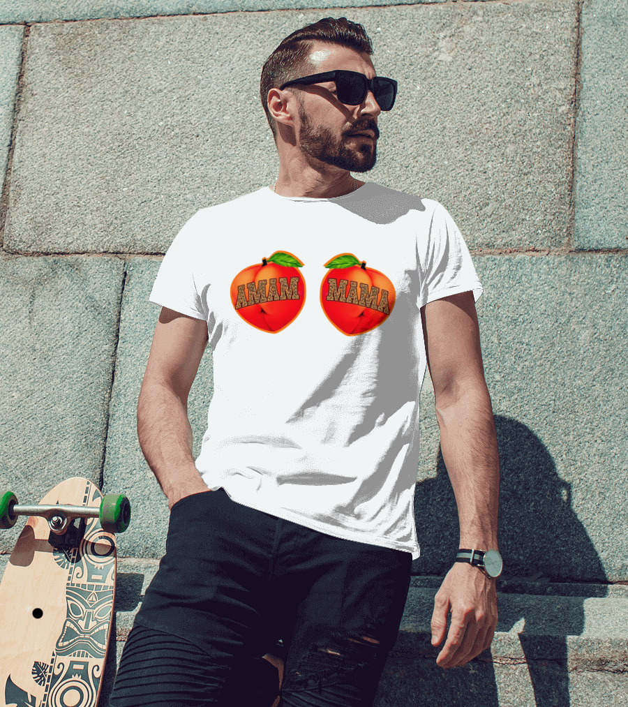 Big Mama Cheetah Peach T-Shirt