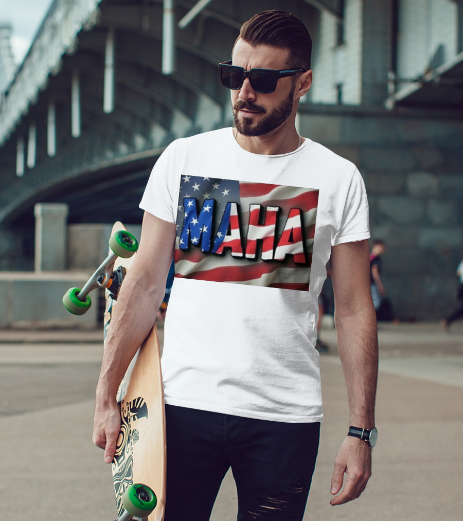 Bryce Lipscomb Maha Make America Healthy Again USA Flag T-Shirt