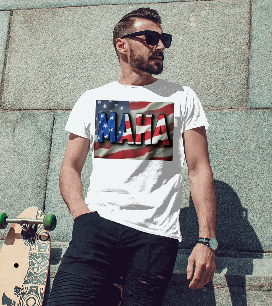 Bryce Lipscomb Maha Make America Healthy Again USA Flag T-Shirt