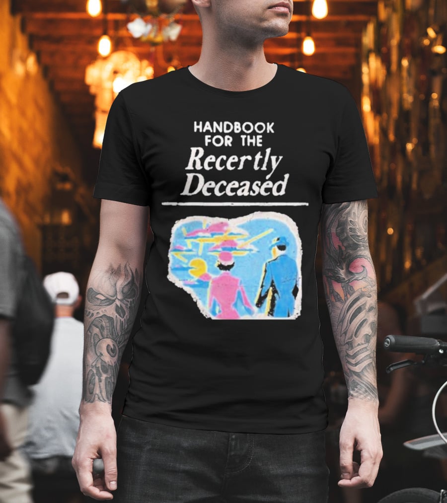 Handbook for the Recently Deceased Our Flag Means Death Band Logo Mash Up T-Shirt
