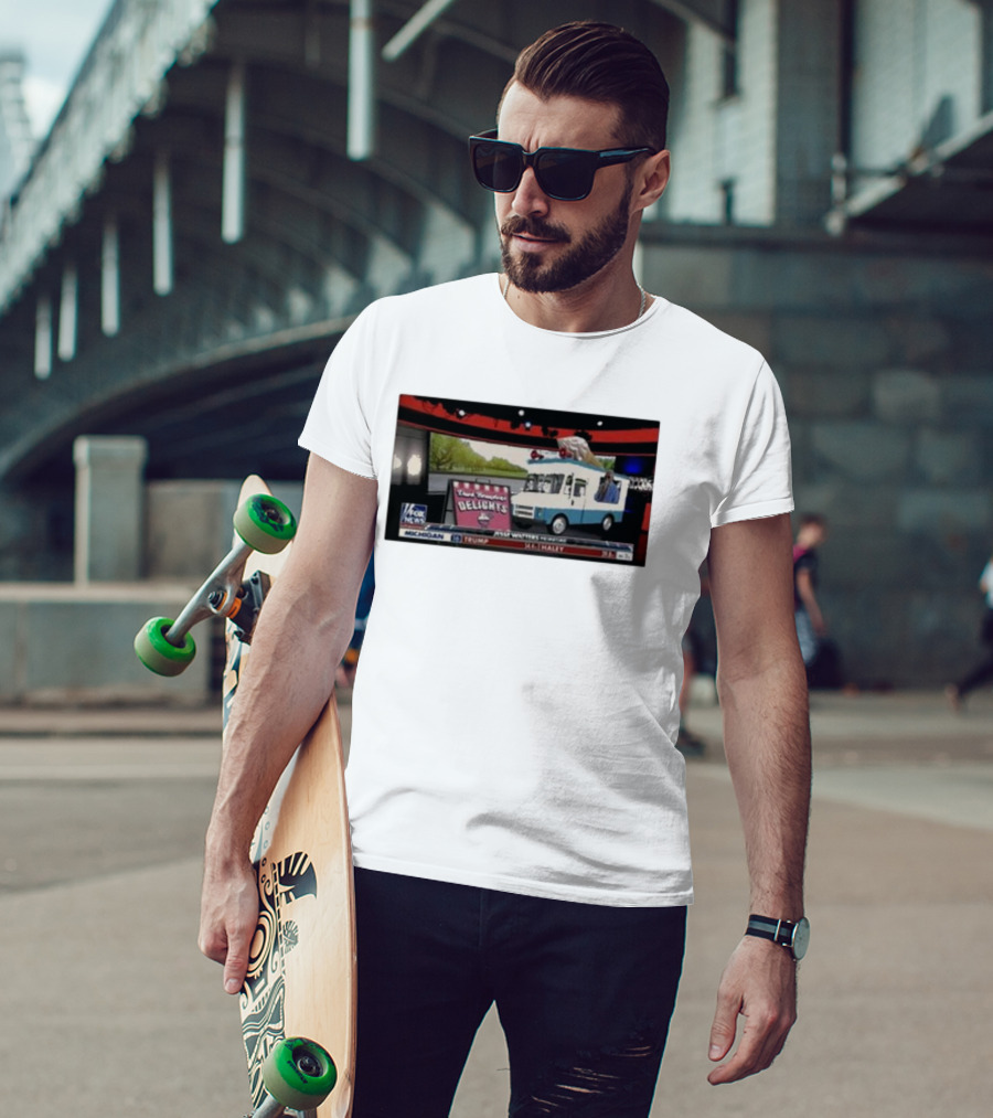 Jesse Watters Primetime Fox News Ice Cream Truck Delights T-Shirt
