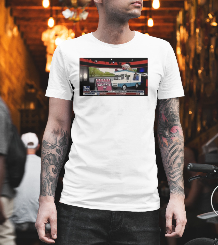 Jesse Watters Primetime Fox News Ice Cream Truck Delights T-Shirt