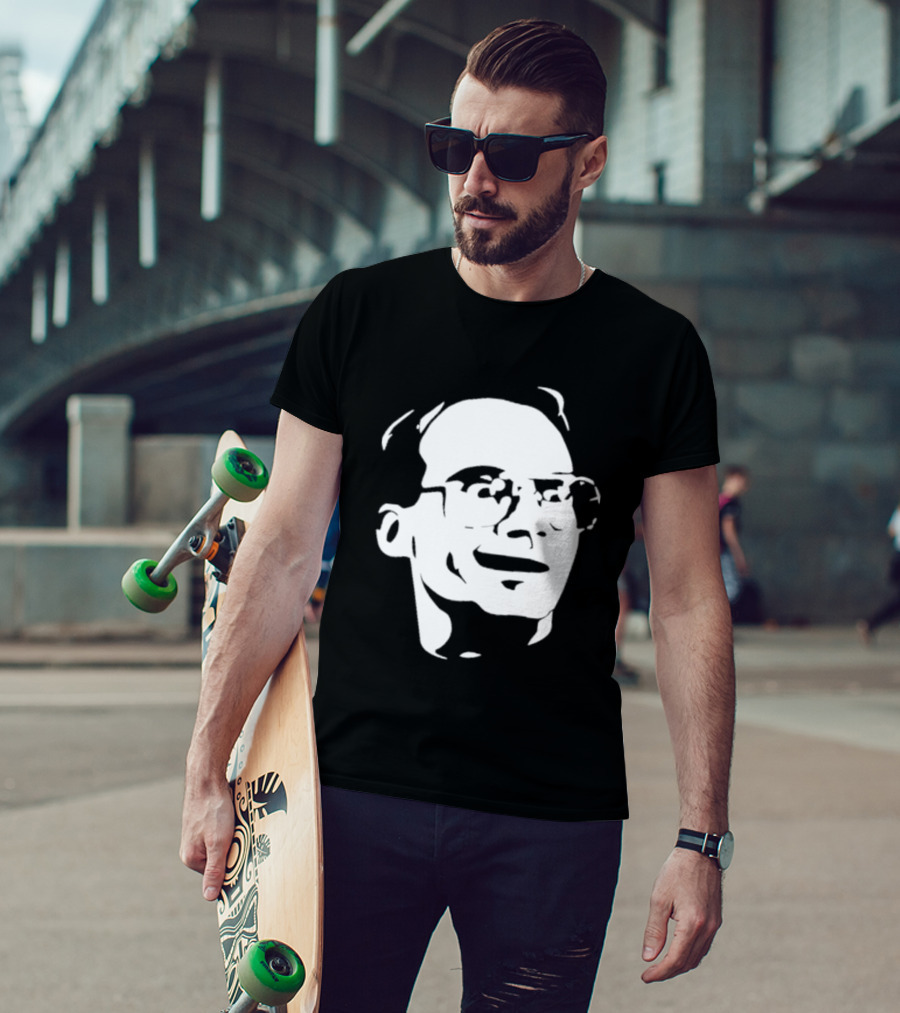 Jim Cornette Iconic Face Outline T-Shirt