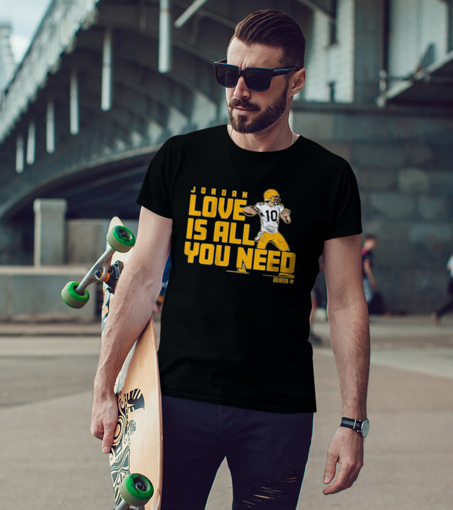 Jordan Love Is All You Need NFLPA Football Player Packers T-Shirt