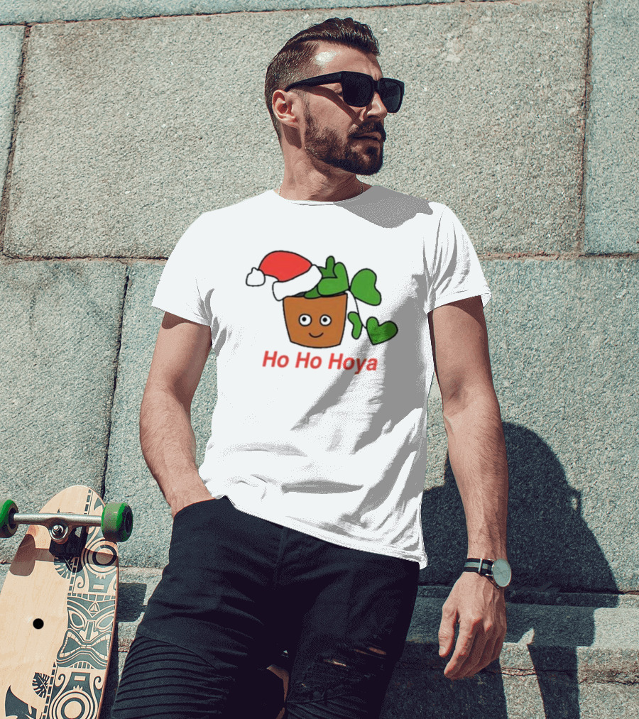 Ho Ho Hoya Santa Hat Hoya Plant Community T-Shirt