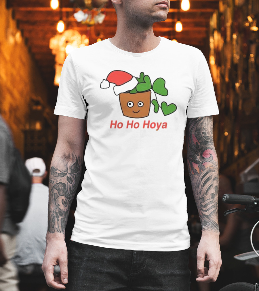 Ho Ho Hoya Santa Hat Hoya Plant Community T-Shirt