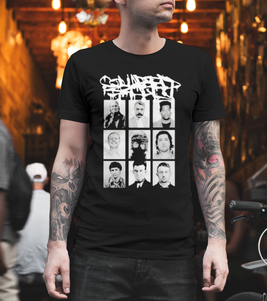Collapsed Skull Shot Iconic Band Album Cover Style Portrait Collection T-Shirt