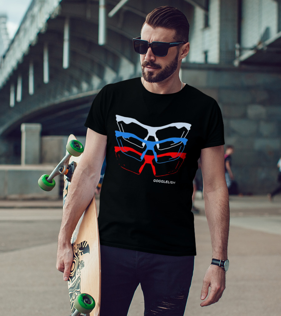 Atlanta Dream Gogglelish Layered Eyewear Trio T-Shirt