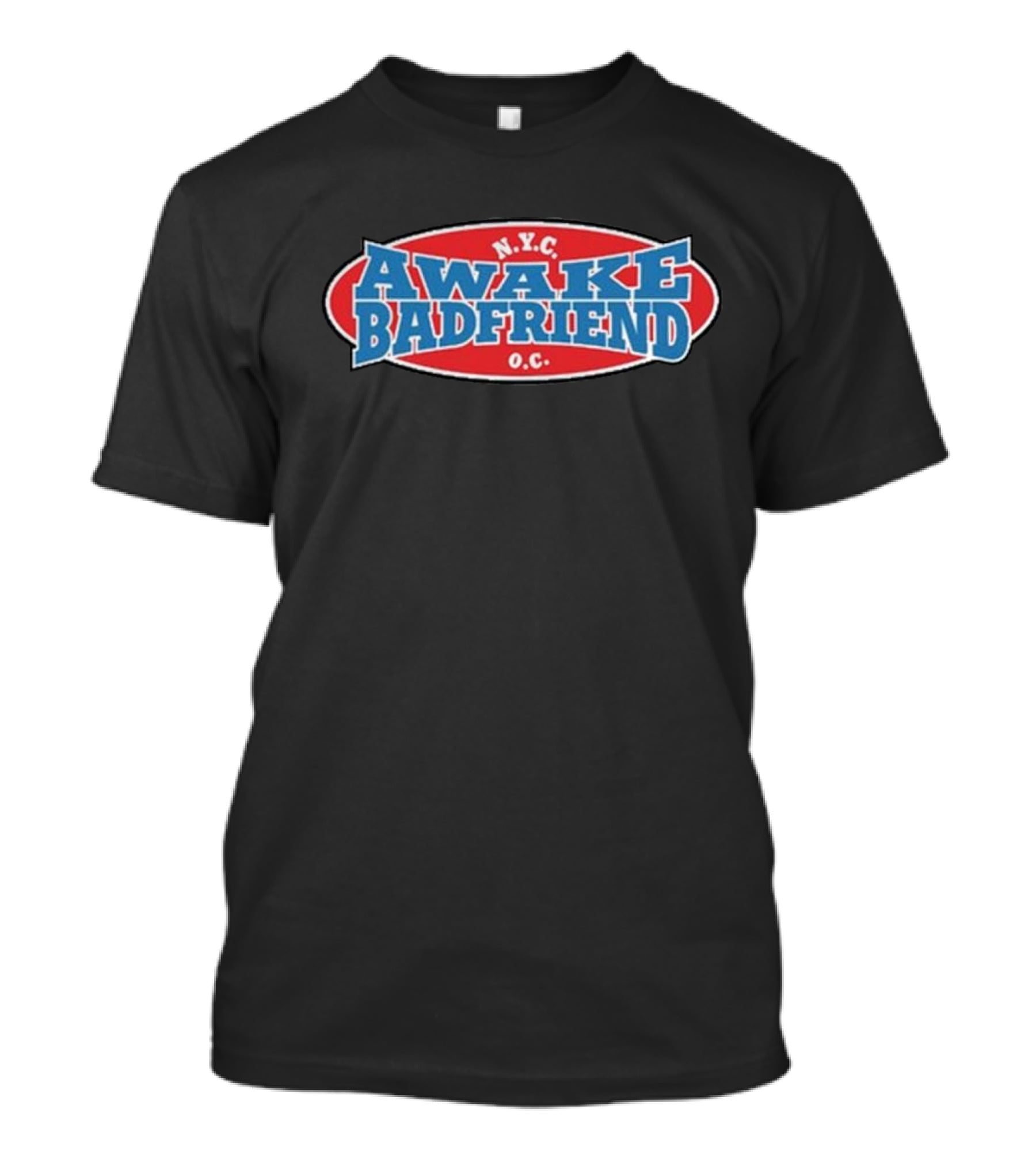 Awake Badfriend NYC OC Oval T-Shirt