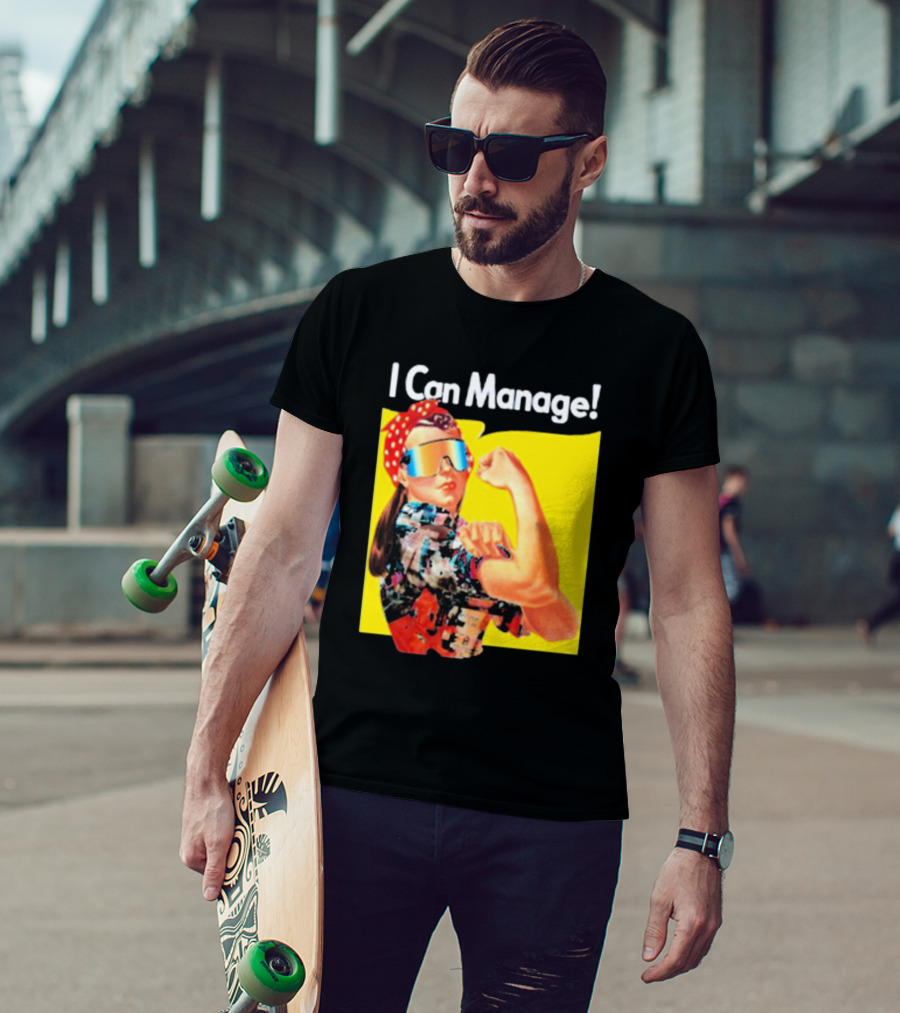 Local Dude Real Logan Ross I Can Manage Retro Iconic Concept T-Shirt