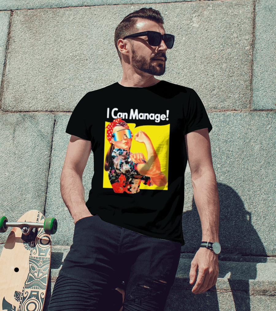 Local Dude Real Logan Ross I Can Manage Retro Iconic Concept T-Shirt